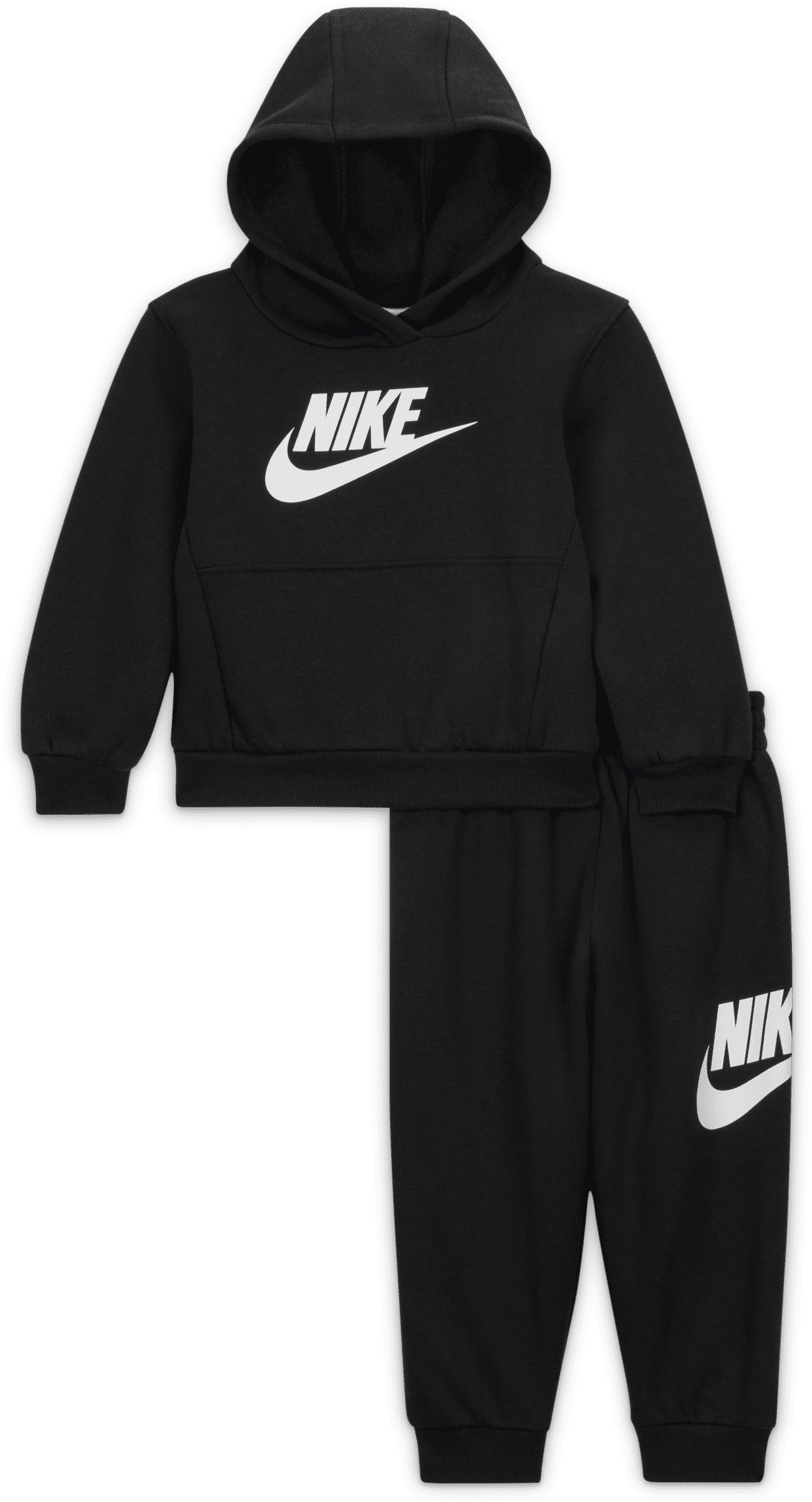 nike completo in 2 pezzi  club fleece set – neonati - nero