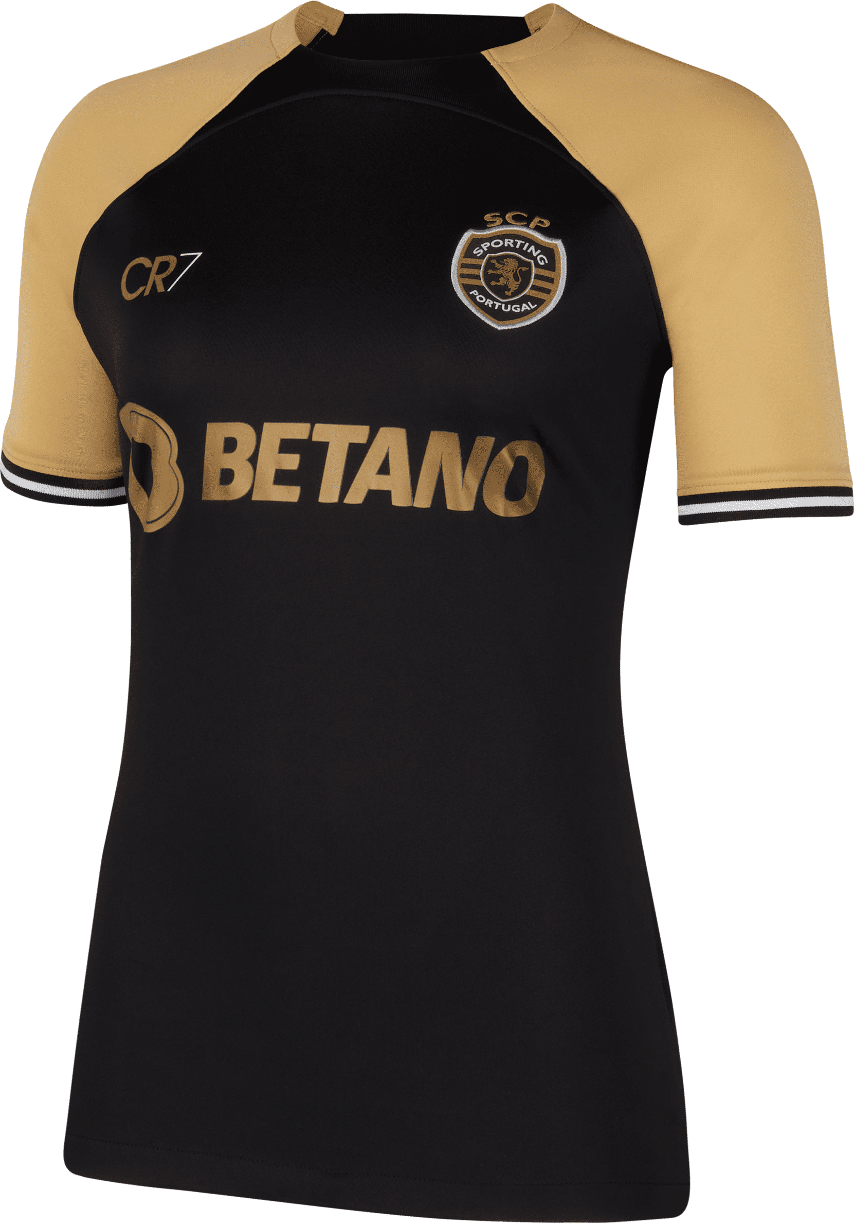 nike maglia da calcio  dri-fit sporting cp x cr7 2023/24 stadium – donna - nero