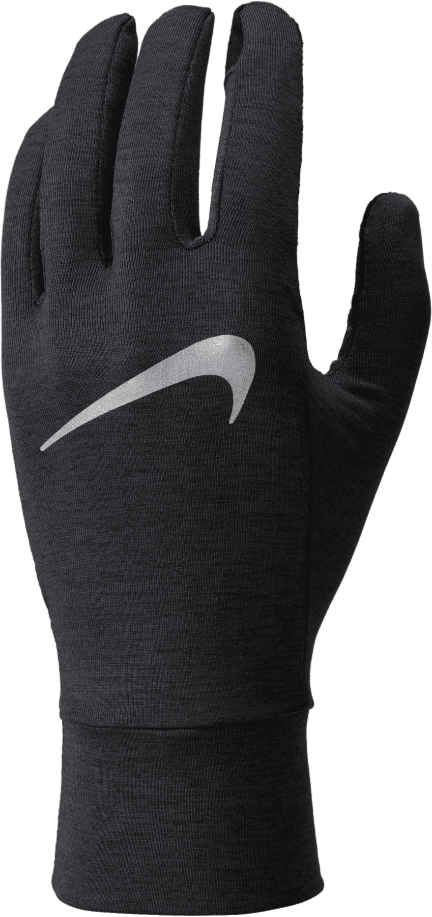 nike guanti da running in fleece  - donna - nero