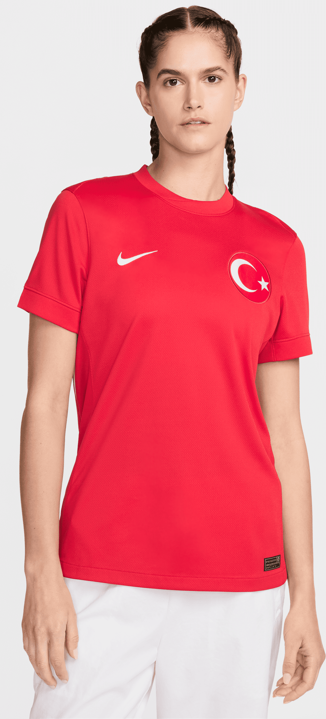 nike maglia da calcio replica  dri-fit turchia 2024/25 stadium da donna – away - rosso