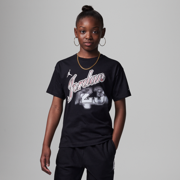 jordan t-shirt  rookie sky tee – ragazzi - nero