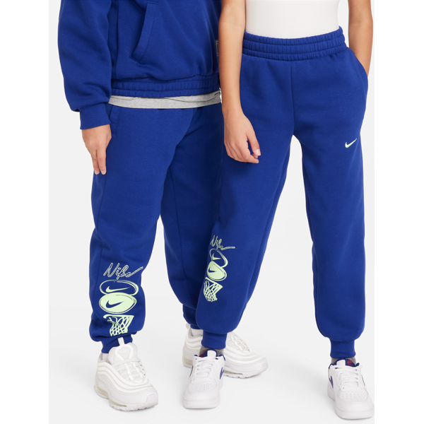 nike pantaloni in fleece  culture of basketball – ragazzo/a - blu