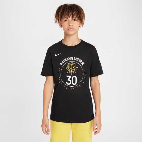 nike t-shirt golden state warriors city edition  nba – ragazzo/a - nero