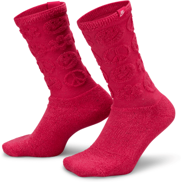 nike calze di media lunghezza ammortizzate  everyday plus (1 paio) - rosa