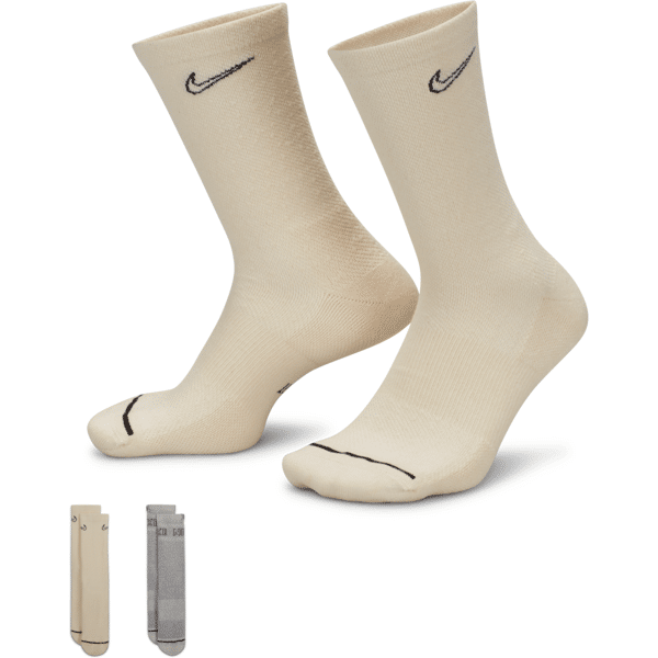 nike calze di media lunghezza  everyday plus cushioned (2 paia) - multicolore