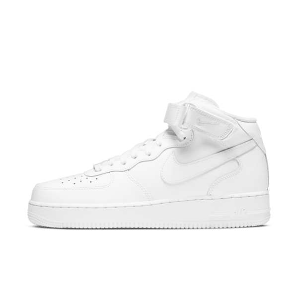 nike scarpa  air force 1 mid '07 - uomo - bianco