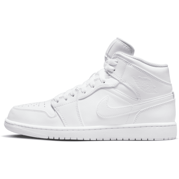 jordan scarpa air  1 mid - bianco