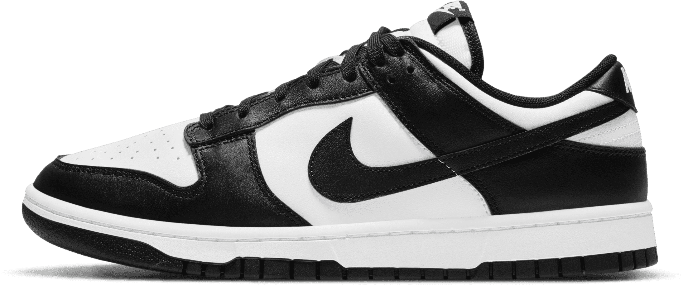 nike scarpa  panda dunk low retro - uomo - bianco