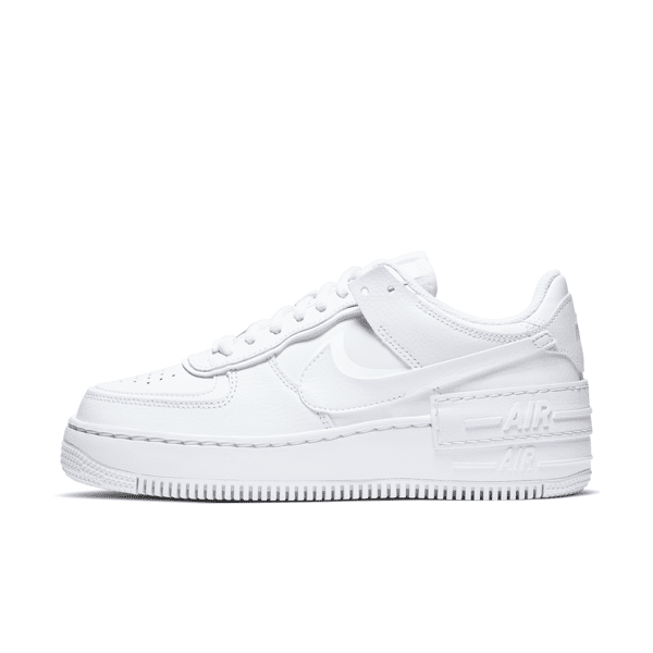 nike scarpa  air force 1 shadow - donna - bianco