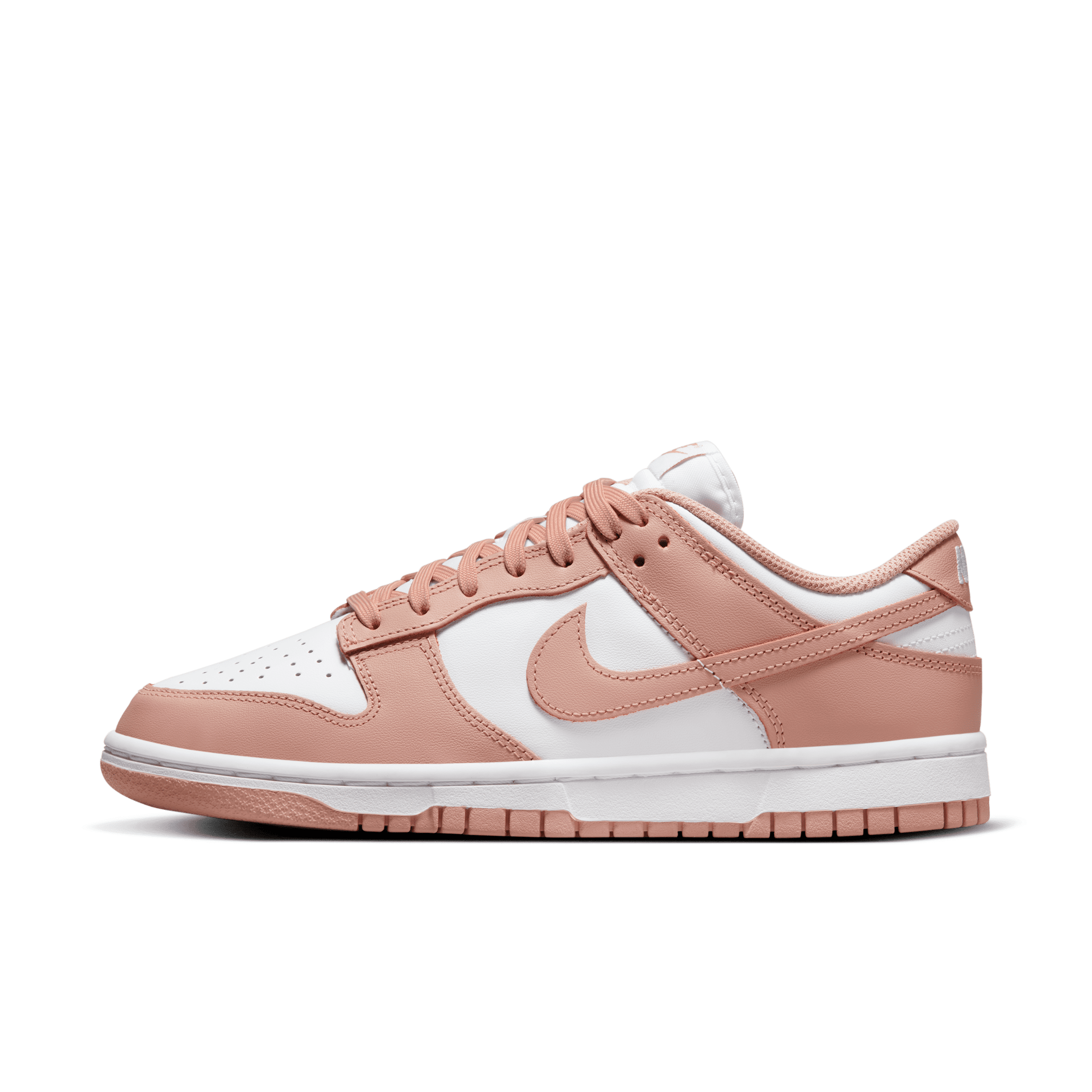 nike scarpa  dunk low - donna - bianco