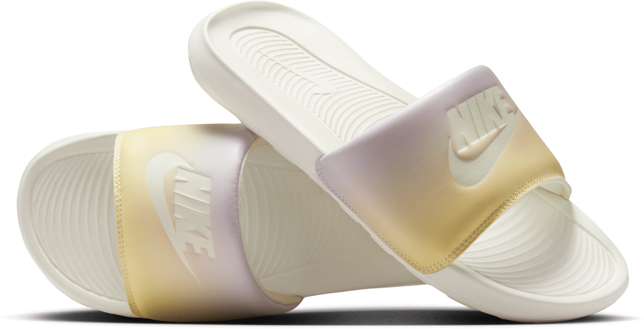 nike ciabatta con stampa  victori one – donna - bianco