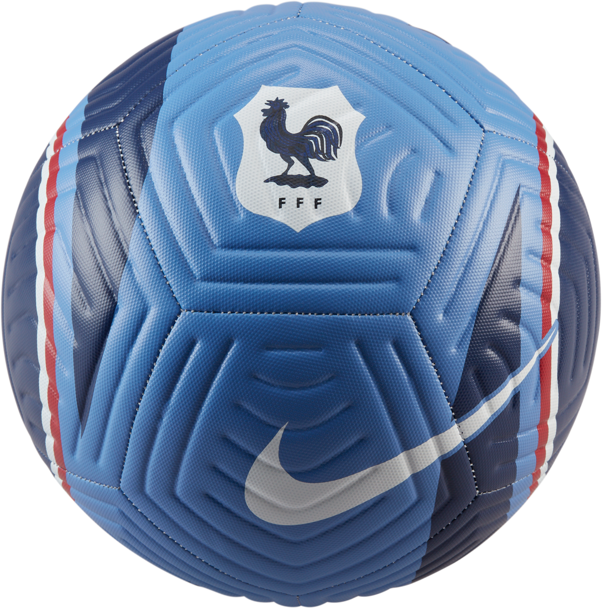 nike pallone da calcio fff academy - blu