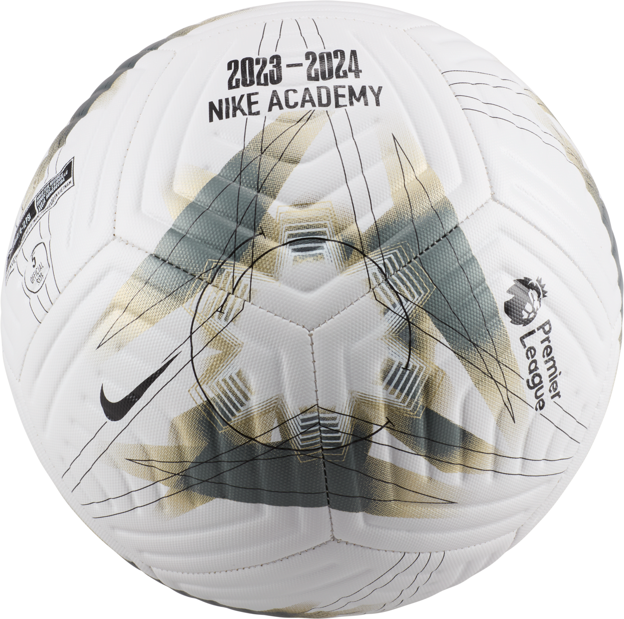 nike pallone da calcio premier league academy - bianco