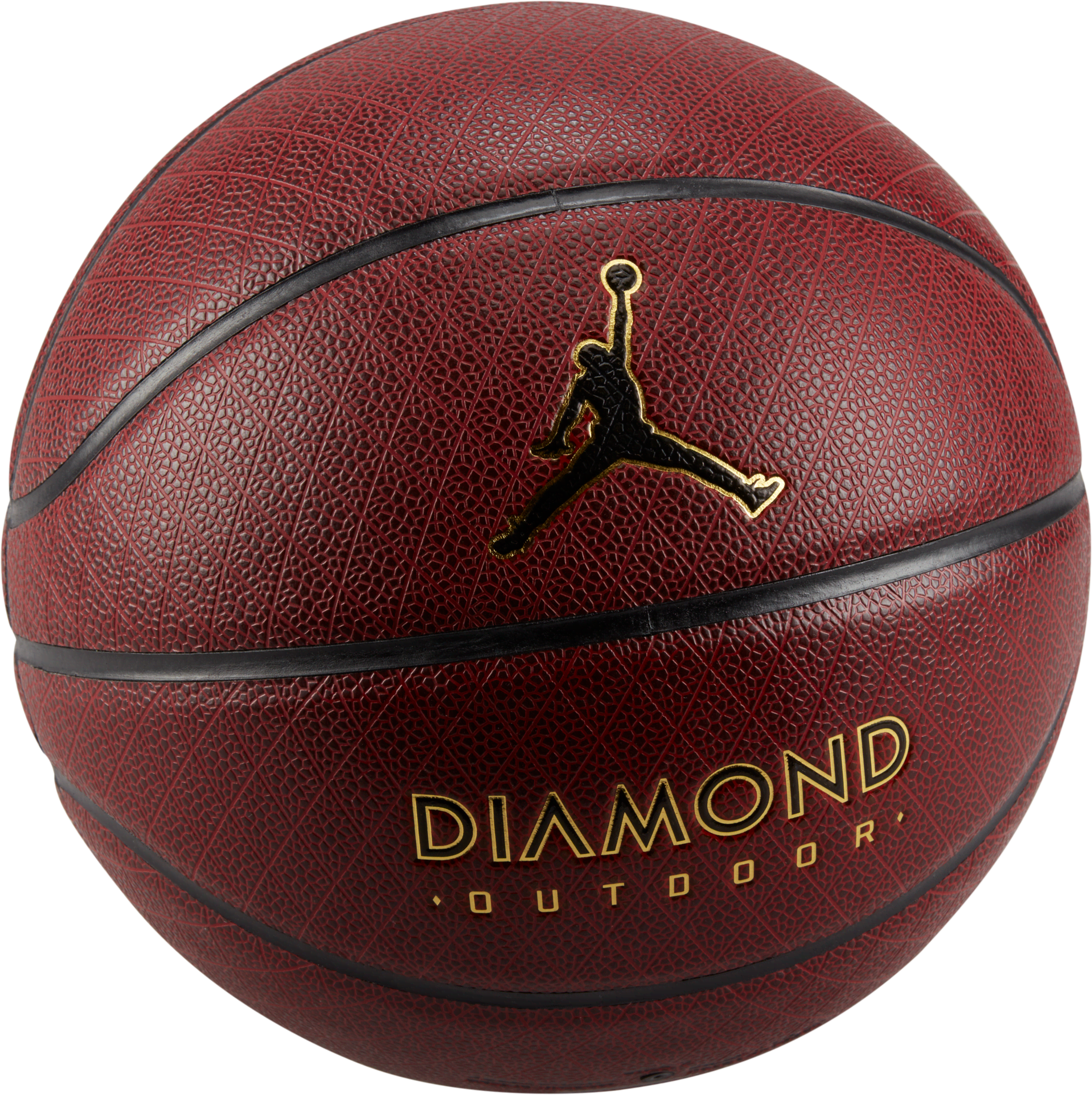 jordan pallone da basket  diamond outdoor 8p - arancione