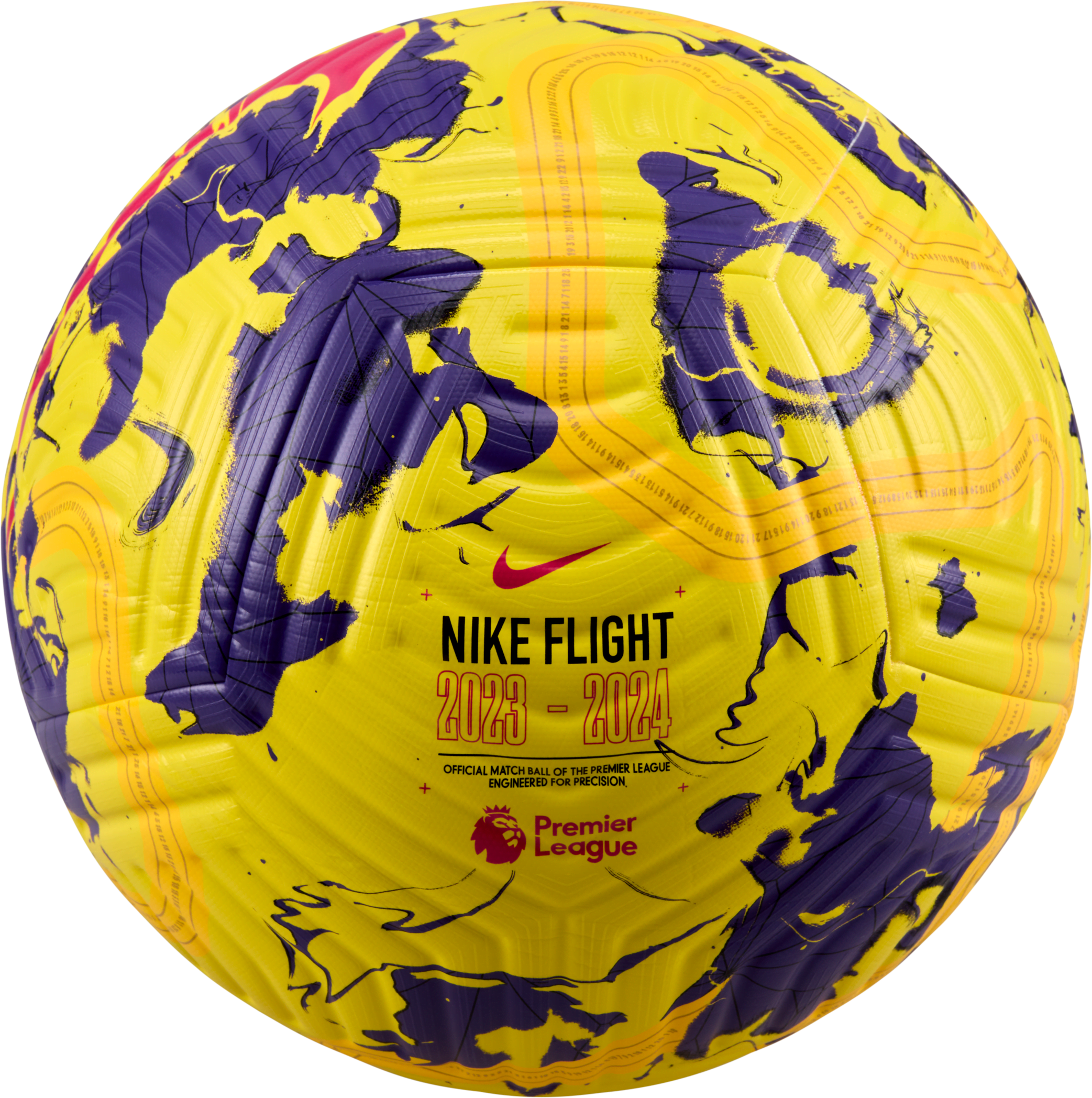 nike pallone da calcio premier league flight - giallo