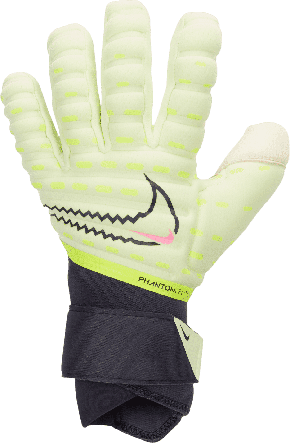 nike guanti da calcio phantom elite goalkeeper - giallo