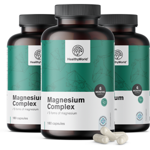 HealthyWorld 3x Complesso di magnesio, totale 540 capsule