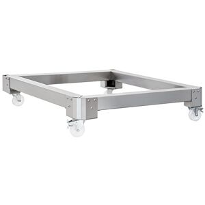 Supporto forno in acciaio inox completo di ruote dim. L1100xP1290xH300 mm