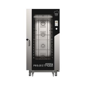 Forno gastronomia elettrico con wi-fi combinato convezione vapore per 16 teglie EN 60x40 comandi full touch