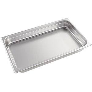 Bacinella in acciaio inox formato GN 1/1 altezza 65 mm