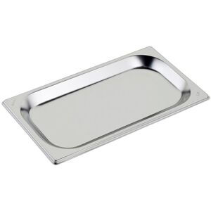 Bacinella in acciaio inox formato GN 1/4 altezza 20 mm