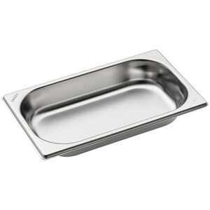 Bacinella in acciaio inox formato GN 1/4 altezza 40 mm