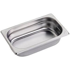 Bacinella in acciaio inox formato GN 1/4 altezza 65 mm