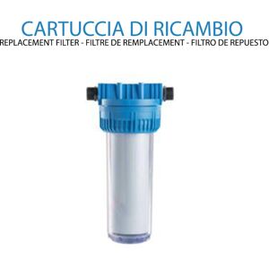 Cartuccia di ricambio per filtro anticalcare