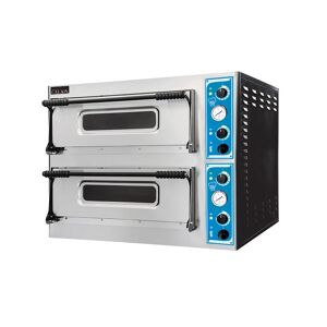 forno pizza elettrico a camera doppia per 4 + 4 pizze ø 32 cm serie emme