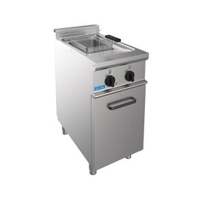 friggitrice professionale elettrica su mobile con vasca singola da 17 lt