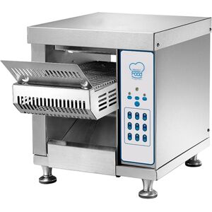 tostapane professionale a nastro da banco per 150 pz/h potenza 1300 watt