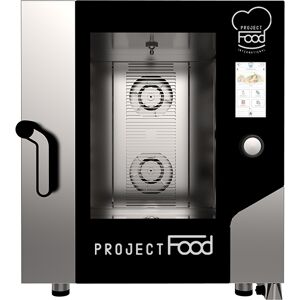 forno gastronomia elettrico con wi-fi combinato convezione vapore per 7 teglie gn 1/1 comandi full touch