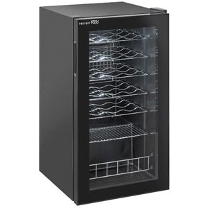 cantina vini basic mono temperatura a refrigerazione statica per 18 bottiglie griglie in acciaio