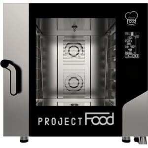 forno gastronomia elettrico combinato convezione vapore per 6 teglie en 60x40 comandi touch base