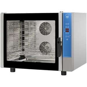 forno gastronomia basic elettrico combinato convezione vapore per 6 teglie gn 1/1 o en60x40 comandi digitali