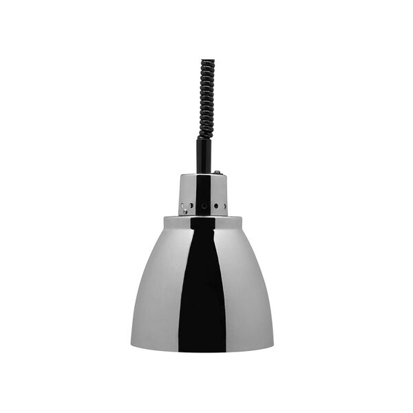 lampada riscaldante in alluminio con luce bianca diametro 225 mm