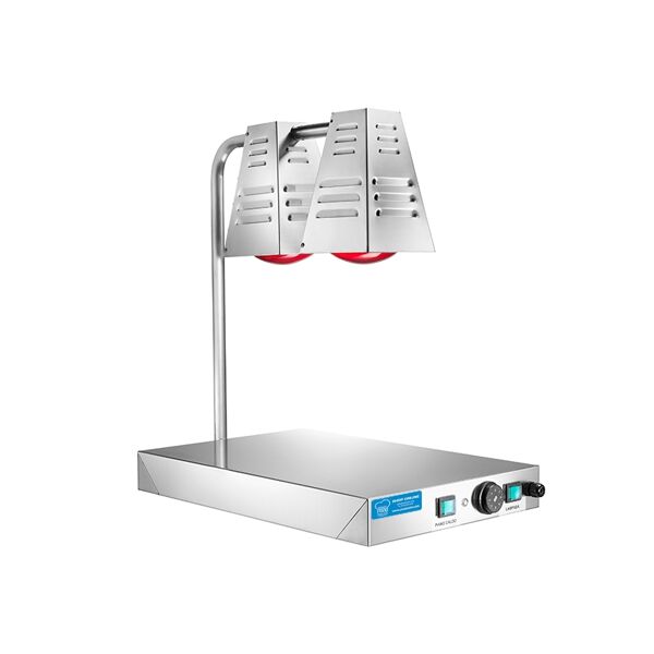 piano caldo con lampada con 2 lampade a raggi infrarossi l600xp400xh680 mm