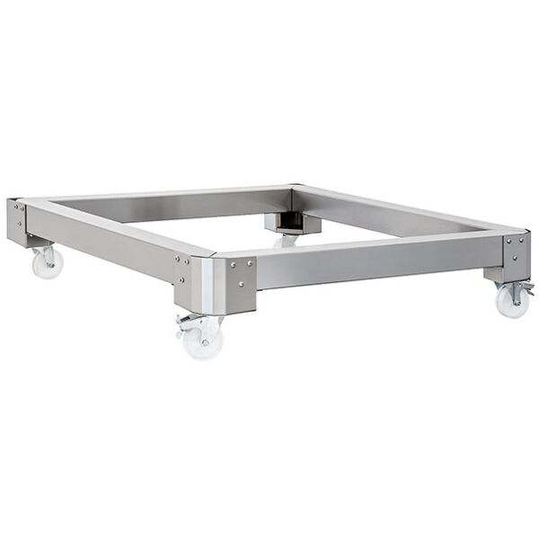 supporto forno in acciaio inox completo di ruote dim. l600xp970xh300 mm