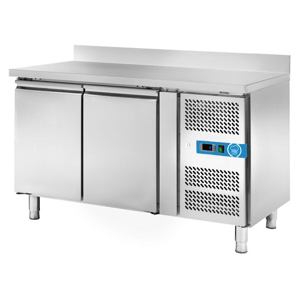 tavolo refrigerato con n°2 porte con alzatina temp. da -18°c a -22°c prof. 60 cm