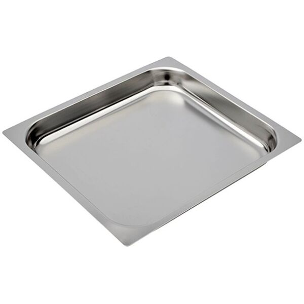 teglia in acciaio inox formato gn 2/3 altezza 40 mm