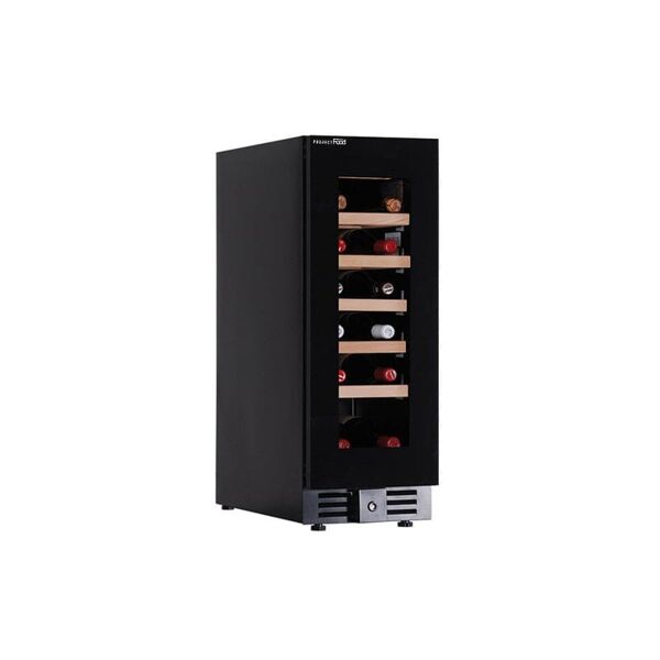 cantina vini premium per 18 bottiglie mono temperatura a refrigerazione ventilata ripiani in legno