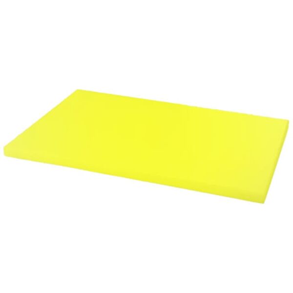 tagliere in polietilene alimentare giallo dimensioni l60xp40xh2 cm