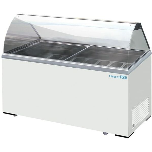 vetrina gelato per 8 vaschette da 5 lt temp da -5°c a -20°c linea basic