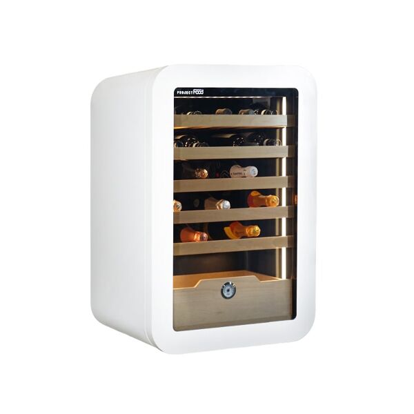 cantina vini premium white per 36 bottiglie mono temperatura a refrigerazione ventilata ripiani in legno