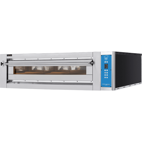 forno pizza elettrico a camera singola per 6 pizze Ø 35 cm sviluppo in larghezza serie evox