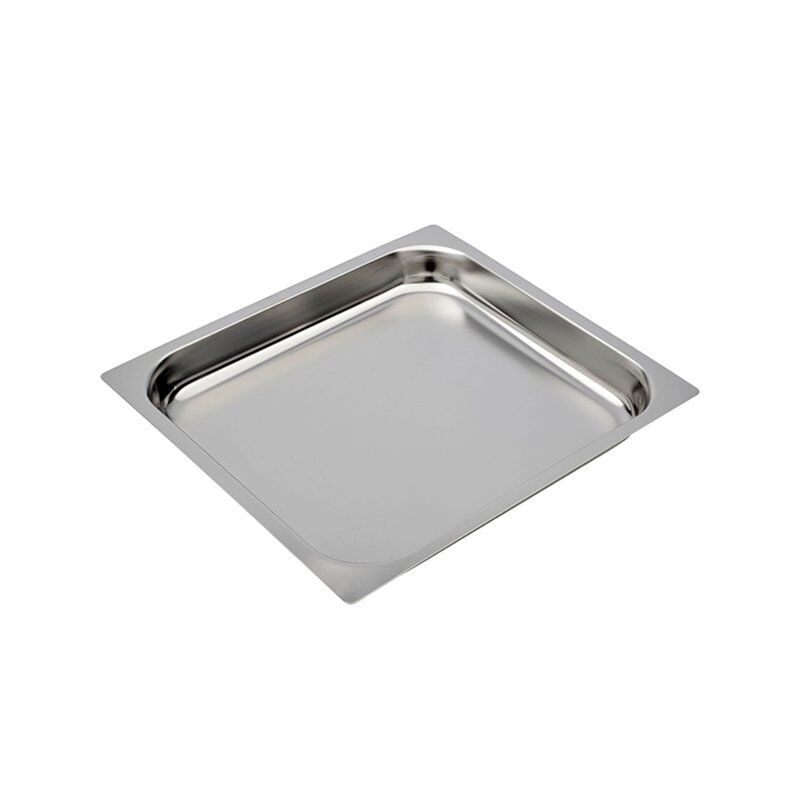 teglia in acciaio inox formato gn 2/3 altezza 40 mm