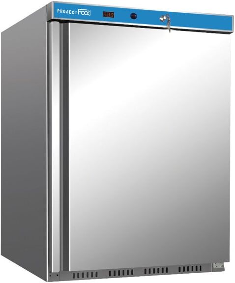 armadio refrigerato full optional in abs temp. da -18°c a -22°c con centralina digitale e porta cieca capacità 120 lt