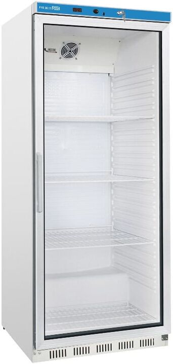 armadio refrigerato full optional in abs temp. da +2°c a +8°c con centralina digitale e porta vetro capacità 570 lt