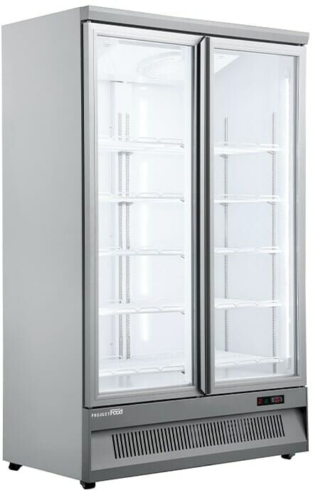 Frigo murale no frost L 125 cm con porte battenti e temp da -18°C a -22°C serie MR