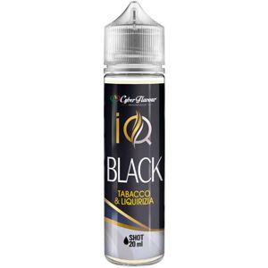 CYBER FLAVOUR IQ BLACK 20 ML in 60 ML SHOT Tabacco Liquirizia calabrese